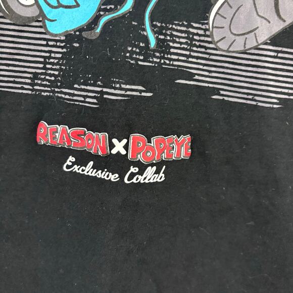 Reason x Popeye Exclusive Collab Bag Chaser Graphic T-Shirt 2X - Picture 6 of 7